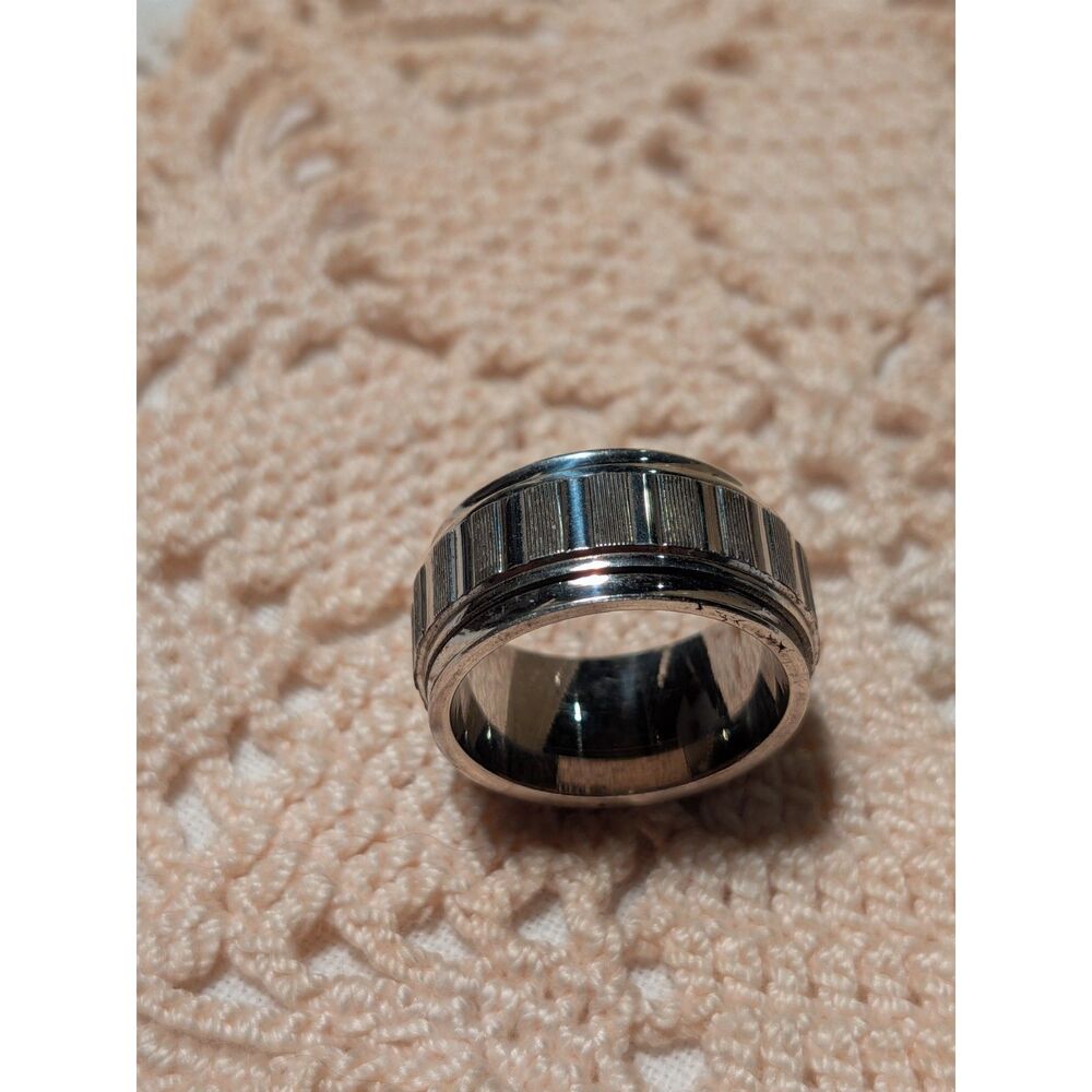 Vintage Sterling Silver Spinner Ring Size 6